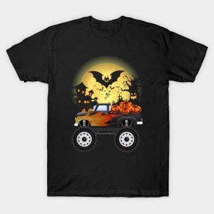 Monster Truck Halloween Shirt For Boys Kids toddler T-Shirt